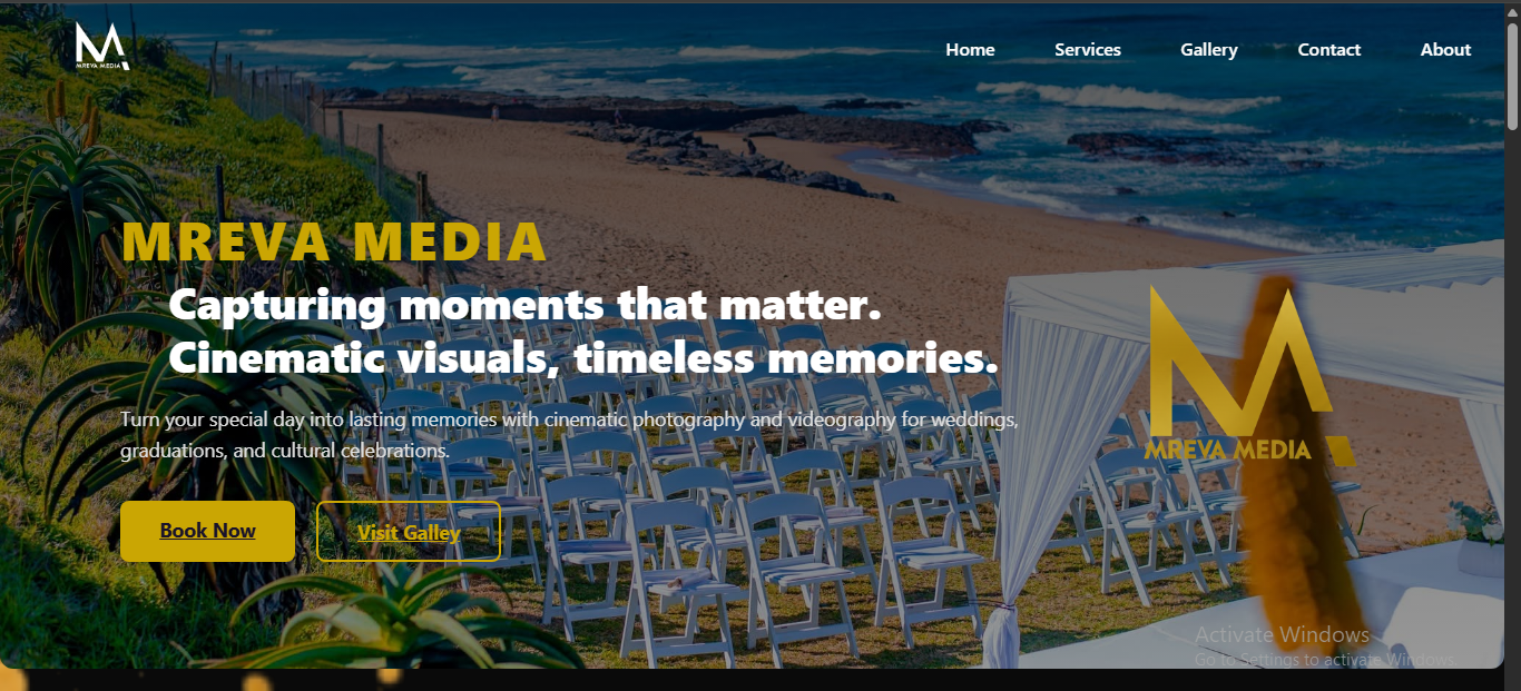 Mreva Media Website Project